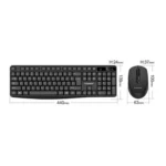 K-Snake WK800 Wireless 2.4G Keyboard Mouse Set Tabletop Computer Notebook Business Office House Use - Image 2
