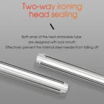 50pcs/pack  60mm Double -Pin Leather Thread Optical Fiber Heat Shrinkable Tube Optical Hot Melt Tube - Image 6
