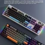 LANGTU LT104 Mechanical Keyboard Backlight Display Flexible DIY Keyboard - Image 2