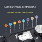 LANGTU LT104 Mechanical Keyboard Backlight Display Flexible DIY Keyboard - Image 8