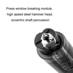 Multifunctional Break Window Mini Safety Hammer Parking Number Plate - Image 3