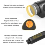 Multifunctional Break Window Mini Safety Hammer Parking Number Plate - Image 7