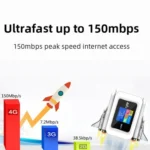 4G Mobile WIFI Pocket Hotspot LCD Sim Card Router - Image 6