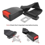 One Support and Two Extension Belt Car Rear Two-seat Seat Safety Belt Connector - Image 3