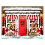 2.1 X 1.5m Holiday Party Photography Backdrop Christmas Decoration Hanging Cloth