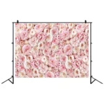 2.1 X 1.5m Festive Photography Backdrop 3D Wedding Flower Wall Hanging Cloth
