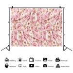 2.1 X 1.5m Festive Photography Backdrop 3D Wedding Flower Wall Hanging Cloth - Image 5