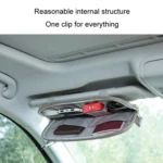 Car Driver License Storage Bag Sun Visor Sunglasses Card Holder - Image 5