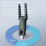 1300Mbps Wireless Network Card Gigabit Dual Band 5G Driverless Computer USB Network Card - Image 4