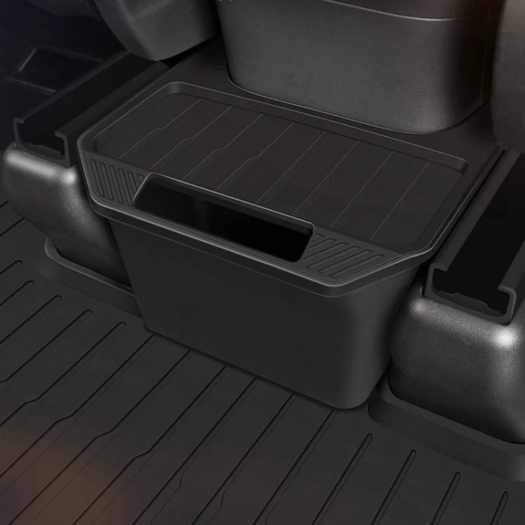 For Tesla Model Y Garbage Can Bin Accessories Rear Center Console Storage Box Organizer