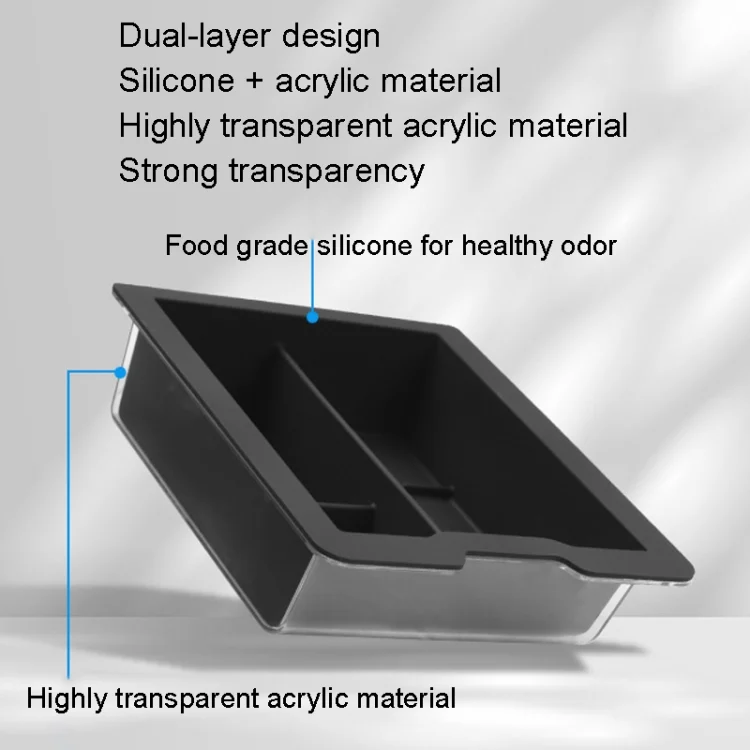 TBD06040652_B2.webp For Tesla Model 3 / Y Silicone Double Layer Storage Small Ice Box - Image 3
