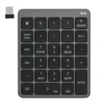 KN-980 28 Keys Portable Wireless Digital Quiet Keypad Computer External Digital Password Keypad