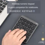 KN-980 28 Keys Portable Wireless Digital Quiet Keypad Computer External Digital Password Keypad - Image 10