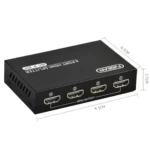 FJGEAR FJ-SM4K104 HD Audio/Video Splitter HDMI 1 In 4 Splitter - Image 2