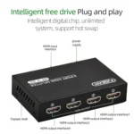 FJGEAR FJ-SM4K104 HD Audio/Video Splitter HDMI 1 In 4 Splitter - Image 3