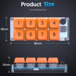 MKESPN Shortcut Macro Defined Wired Samll Keypad Single Handed Gaming Keyboard - Image 3