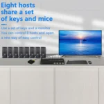 FJGEAR FJ-U804 8 In 4 Out USB2.0 Sharing Switch Extender - Image 10