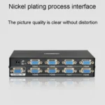 FJGEAR FJ-2008 VGA Splitter 1 In 8 Out Computer Vedio Output Splitter, EU Plug - Image 6