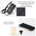 65W 6-20V Adjustable 3A DC Power Adapter Charger - Image 6