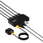 FJGEAR FJ-U404 USB2.0 4 In 4 Out Sharing Switcher With Controller