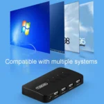 FJGEAR FJ-U404 USB2.0 4 In 4 Out Sharing Switcher With Controller - Image 10