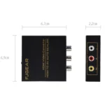 FJGEAR FJ-HA1308 HDMI To AV Converter Support NTSC PAL With Auto Screen Scaling - Image 2