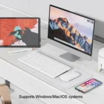 B087 2.4G Portable 78 Keys Dual Mode Wireless Bluetooth Keyboard And Mouse - Image 12