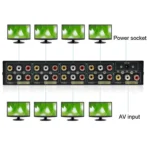 FJGEAR FJ-108AV Audio Video Splitter 1 In 8 Out CVBS Separator - Image 5