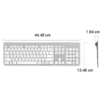 B035 2.4G Wireless Keyboard Scissor Foot Construction Silent Office Laptop External Keyboard - Image 2