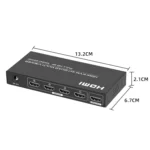 FJGEAR FJ-401HK 4 Ports HDMI KVM Video Splitter With IR Remote Controller - Image 2