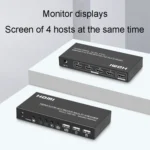 FJGEAR FJ-401HK 4 Ports HDMI KVM Video Splitter With IR Remote Controller - Image 6