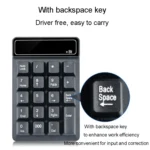 K6 19 Key Mini Wireless Bluetooth Digital Keyboard Suspended Mechanical Universal Keypad 4.0 - Image 4