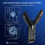 AX5400M 2.4G/5G/6G WIFI 6E Standard USB 3.0 Network Card WIFI Transmitter Receiver - Image 6