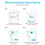 2.4G 300M Wi-Fi Amplifier Long Range WiFi Repeater Wireless Signal Booster - Image 8