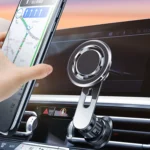 720 Degree Rotating Air Outlet Car Phone Holder Universal Magnetic Navigation Bracket - Image 2