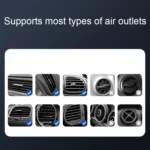 720 Degree Rotating Air Outlet Car Phone Holder Universal Magnetic Navigation Bracket - Image 10