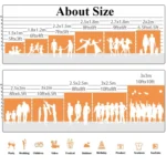 150 x 150cm Peach Skin Christmas Photography Background Cloth Party Room Decoration - Image 5