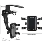 Car Sun Visor Clamp Multi-function Dashboard Mobile Phone Holder - Image 2