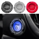 Car Motorcycle One-button Start Button Ignition Switch Rotating Protective Cover - Image 2