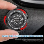 Car Motorcycle One-button Start Button Ignition Switch Rotating Protective Cover - Image 4