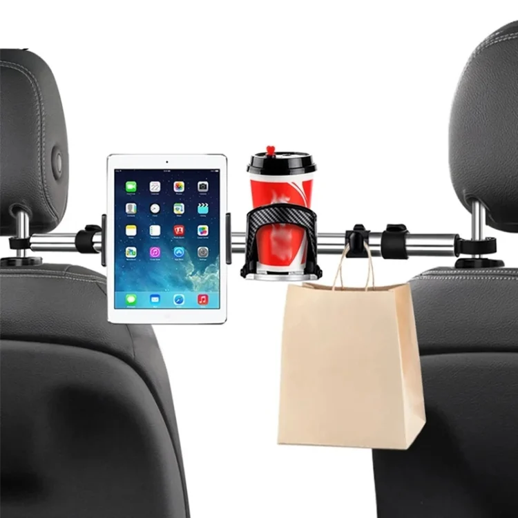 Car Mobile Phone Holder Computer Holder Universal Aluminum Tube With Hook