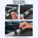 Car Mobile Phone Holder Computer Holder Universal Aluminum Tube With Hook - Image 6