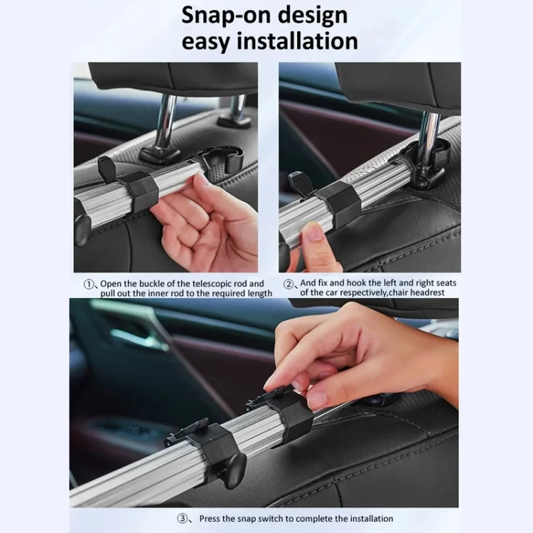 TBD06040912_B5.webp Car Mobile Phone Holder Computer Holder Universal Aluminum Tube With Hook - Image 6
