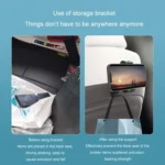 Multifunctional Car Rear Seat Sun Visor Dining Table Mobile Phone Holder - Image 6