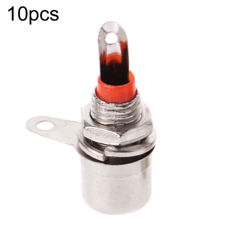 10pcs Small RCA Soldered Lotus Master AV Socket Audio Connector