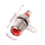 10pcs Small RCA Soldered Lotus Master AV Socket Audio Connector - Image 2