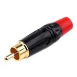Pure Copper Soldered RCA Male Audio/Video Plug Assembled With AV Lotus Connector - Image 2