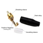 Pure Copper Soldered RCA Male Audio/Video Plug Assembled With AV Lotus Connector - Image 3