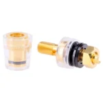 Large Transparent Crystal Terminal Block M8 Amplifier Speaker Connector - Image 5