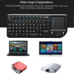 Rii X1 2.4G Mini Classic Wireless Keyboard Keypad And Mouse All-In-One Kit - Image 5